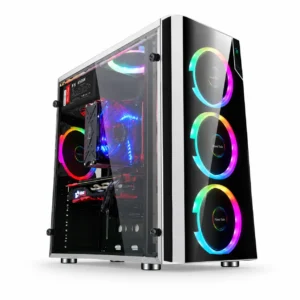 Gabinete Gamer Power Train Negro TC05